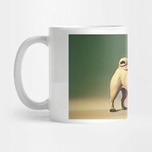 Pug dog portrait Mug